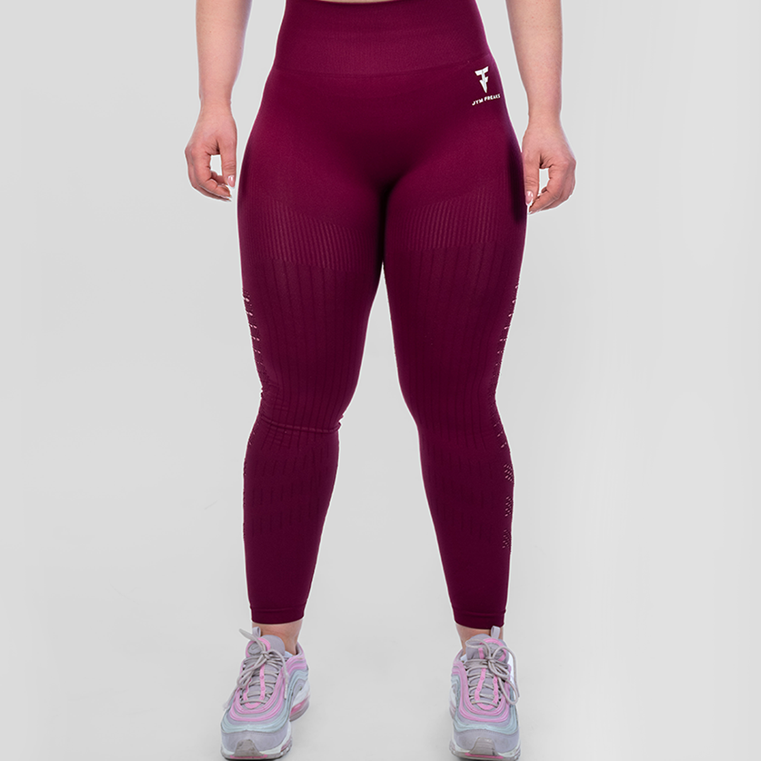 Maroon sales mesh leggings