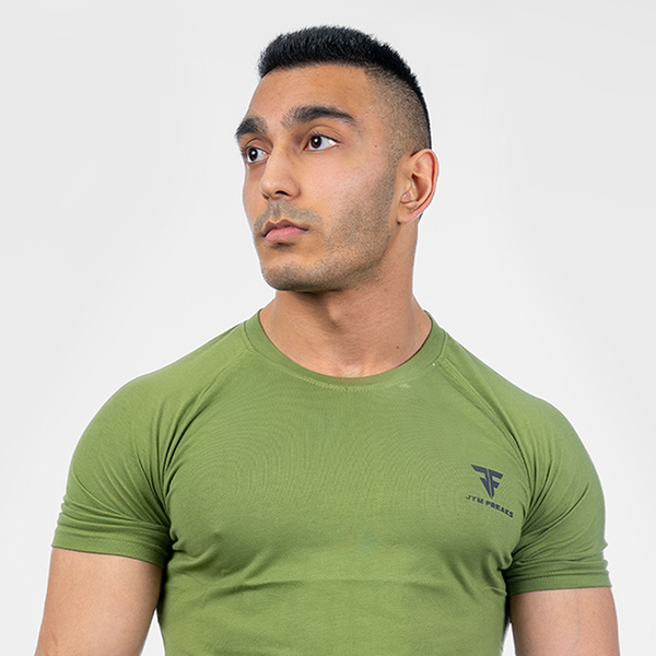 green muscle shirt